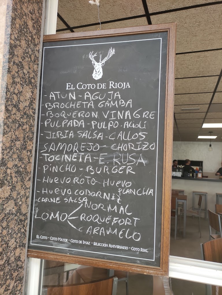 Bar El Pajar — Carta