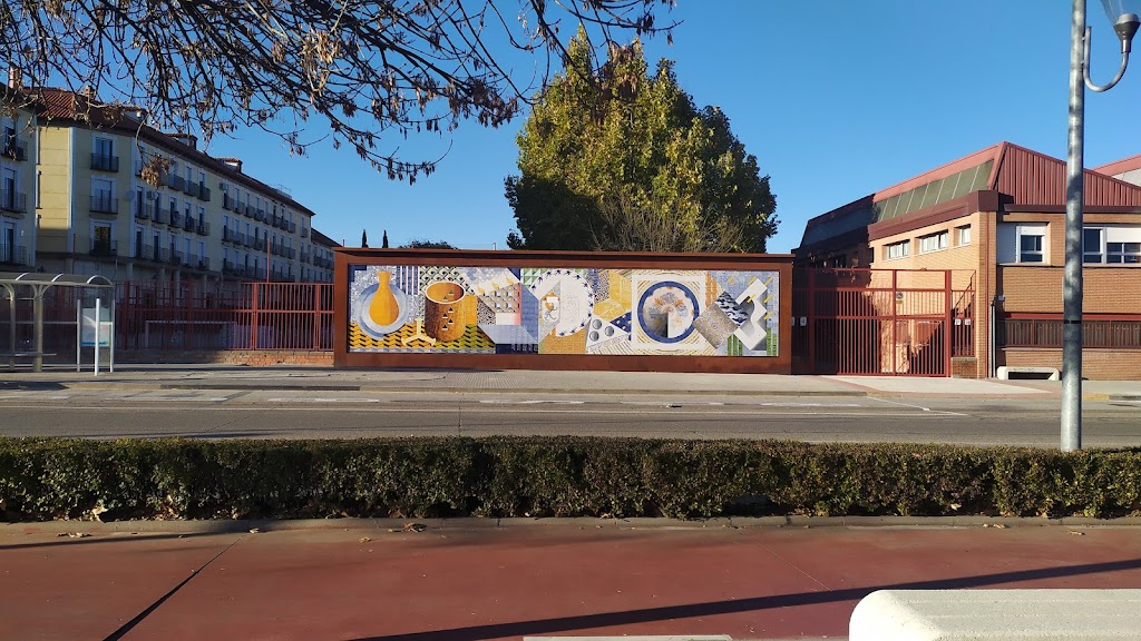 Mural ceramico El Oficio y el Arte Ceramico