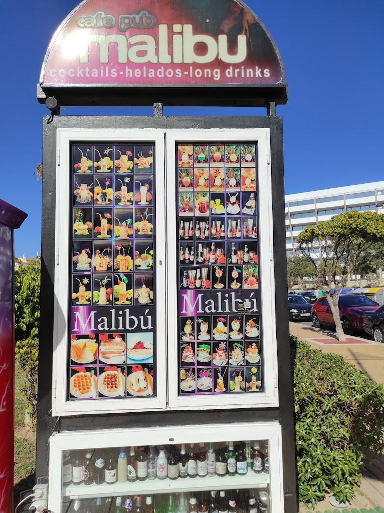 Cafeteria Malibu — Carta