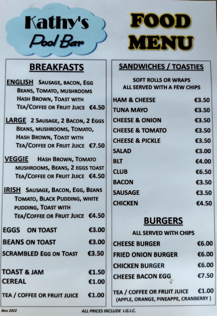 Kathy's Pool Bar — Del propietario