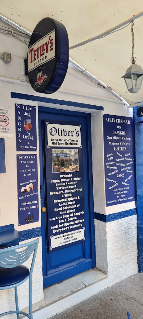 Olivers Bar Old Town — Carta