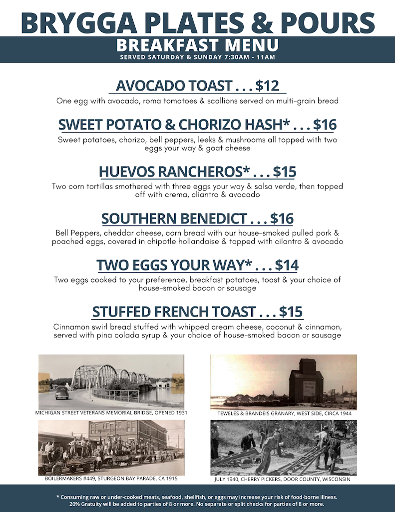  Brygga Plates & Pours