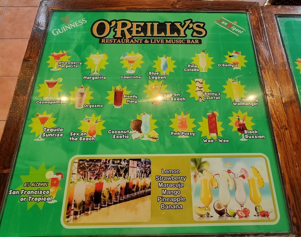 O'Reilly's — Carta