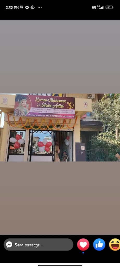 Komal Makeover Hair Artist