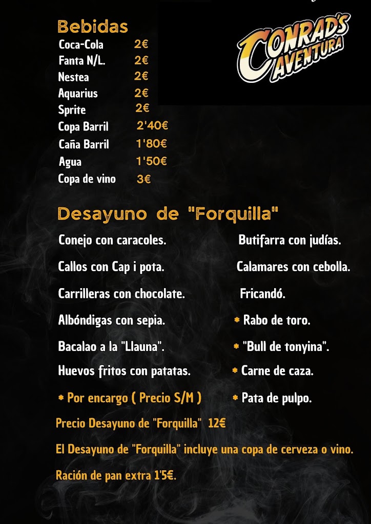 Conrad's Aventura — Del propietario