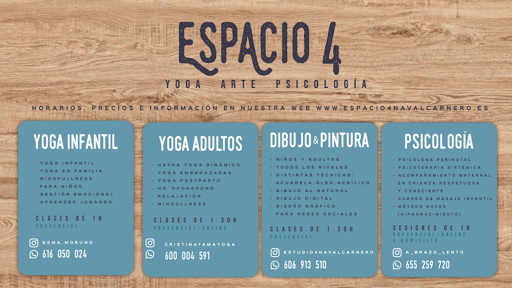 Espacio 4 Navalcarnero | Yoga, Pintura y Psicologia