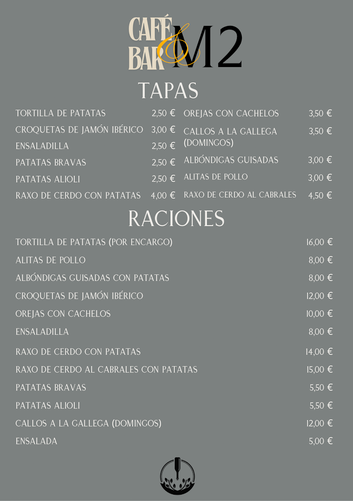 Cafe Bar M2 — Del propietario