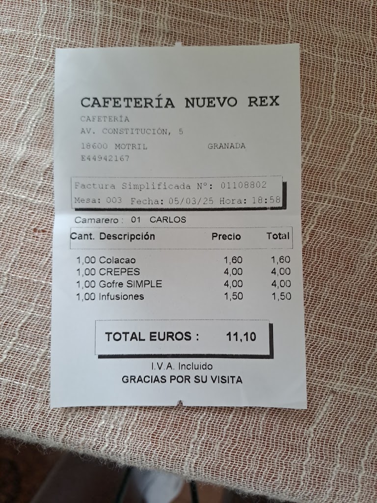 Cafe Bar Nuevo Rex — Mas recientes