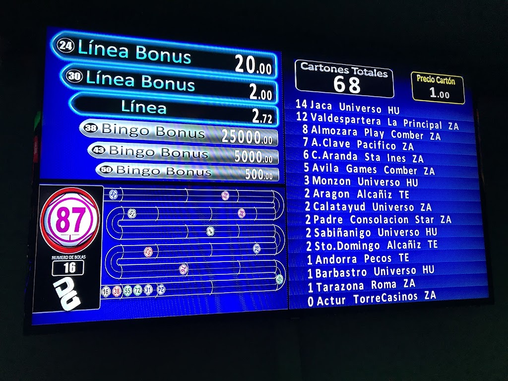 Bingo Universo Monzon