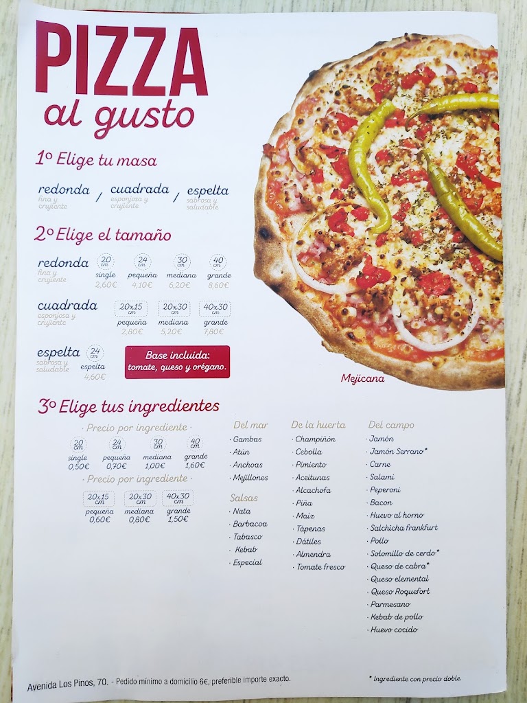 Servipizza Guardamar — Pizza