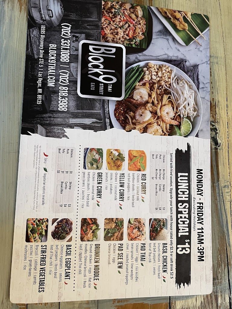 Block 9 Thai Street Eats (Summerlin Location)