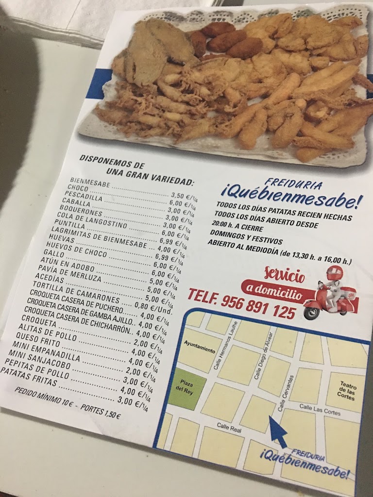 Freiduria !Quebienmesabe! — Carta