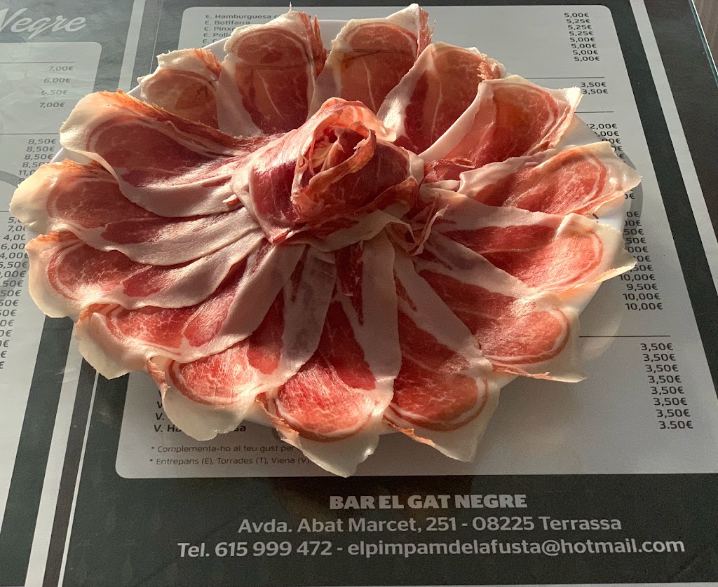 Bar Gat Negre — Carta