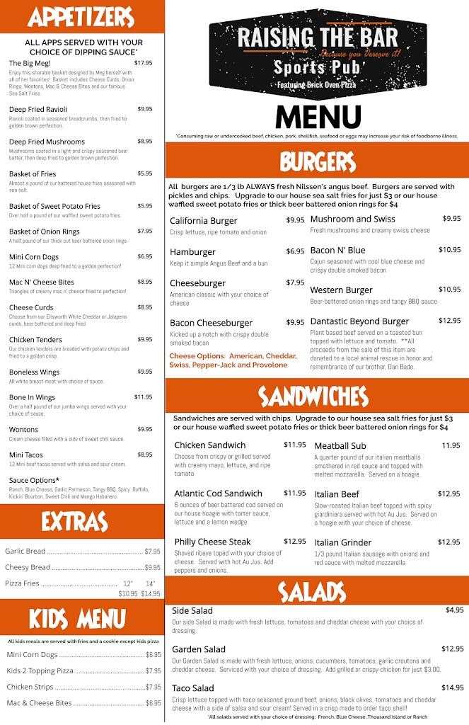  Raising the Bar Sports Pub