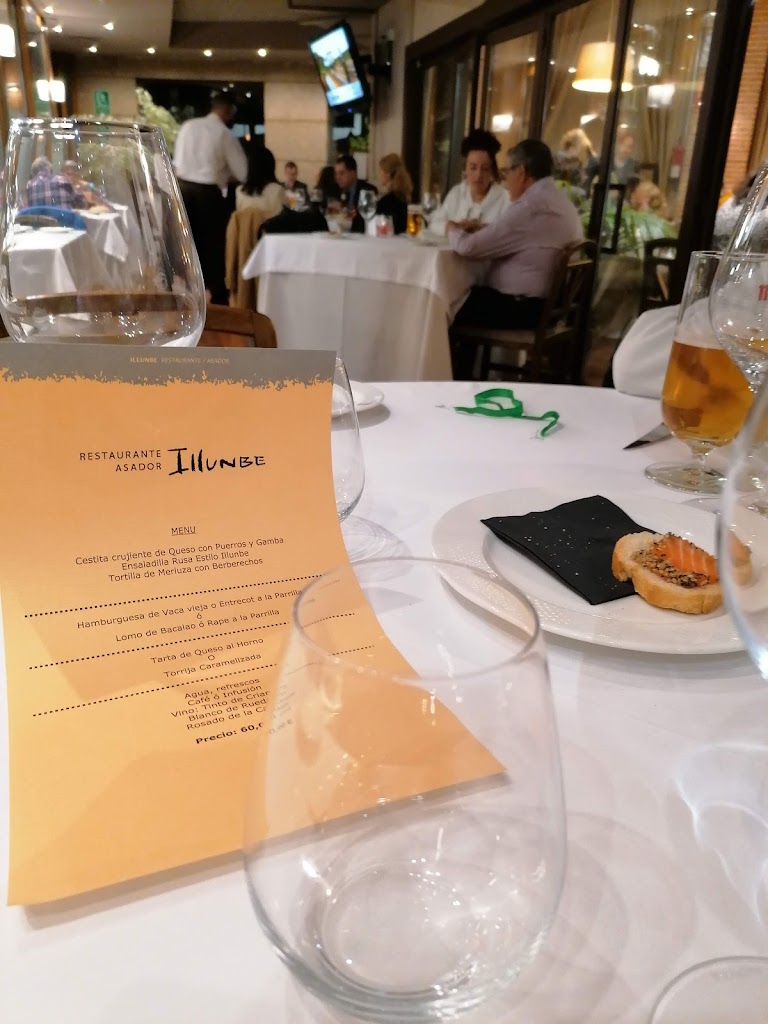 Restaurante Illunbe La Moraleja — Carta
