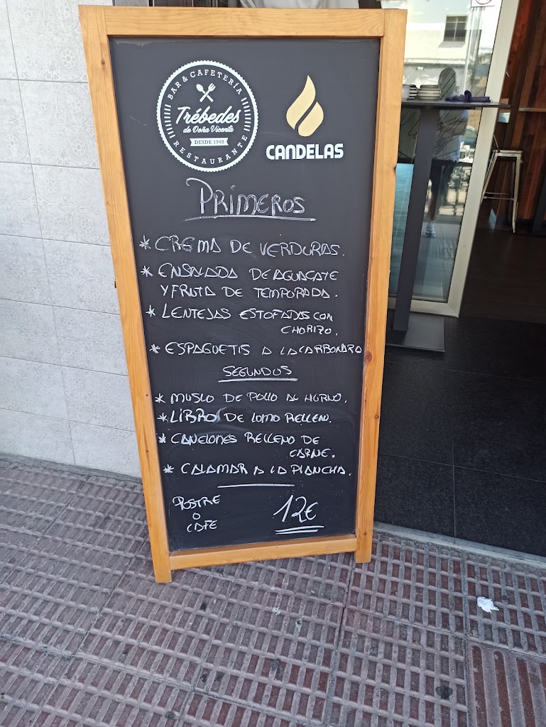 Bar Cafeteria Trebedes Restaurante — Carta