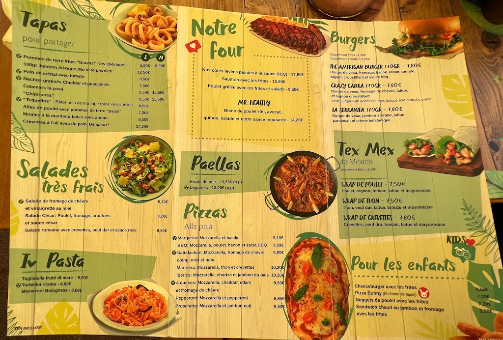 La Cova Lloret — Carta
