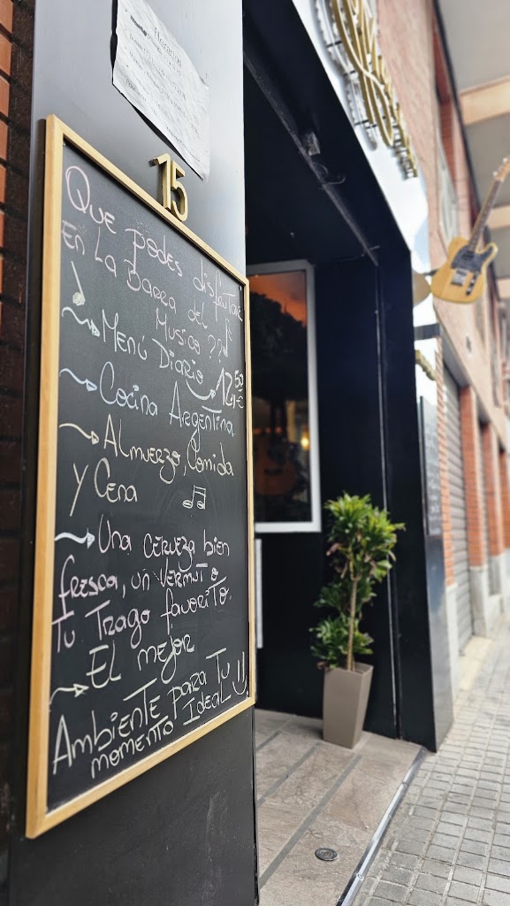 La Barra del Musico — Carta