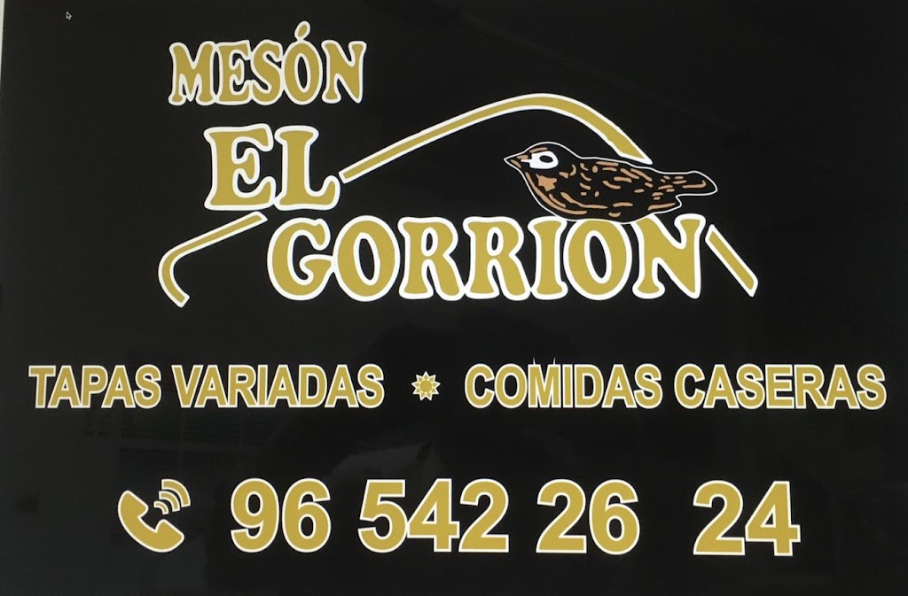 Meson El Gorrion — Carta
