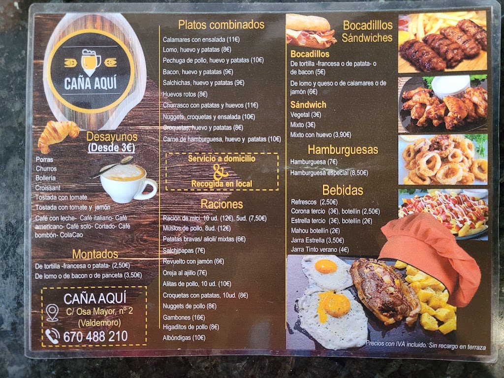 CANA AQUI — Carta