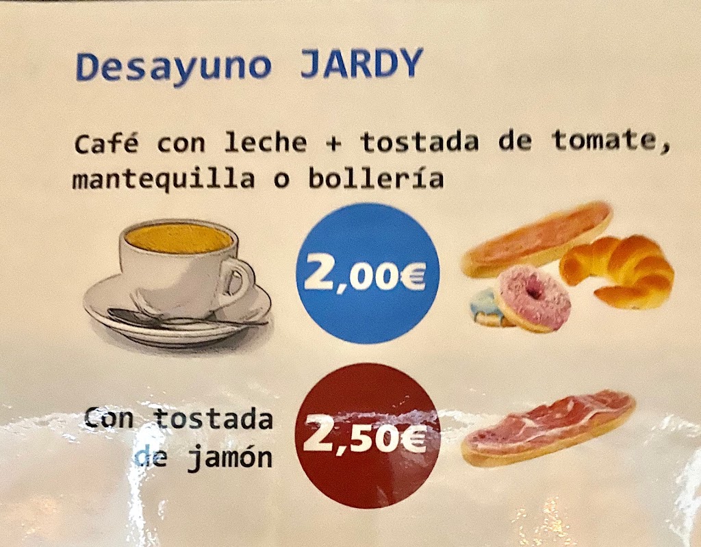 Cafe Jardy — Carta