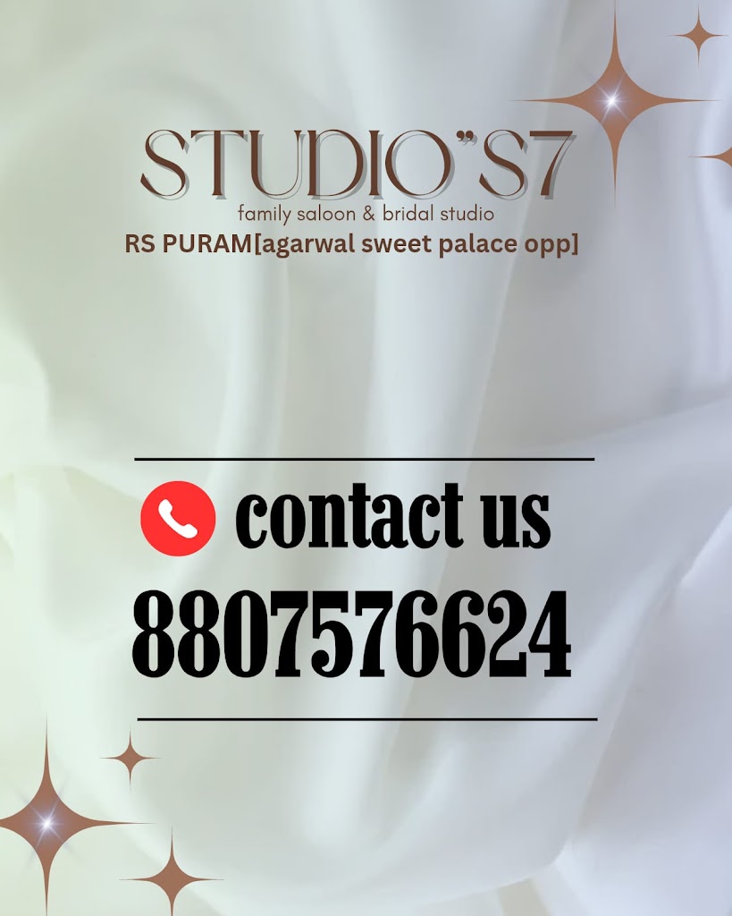 Studio S7 Rs Puram Family Salon And Bridal Studio