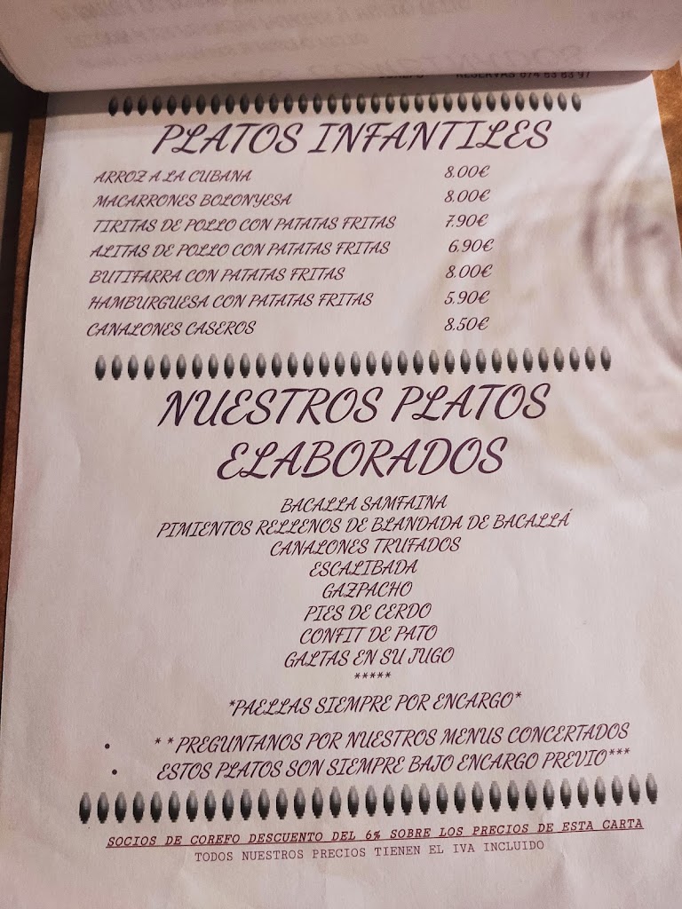 LA BONA TECA montornes — Carta