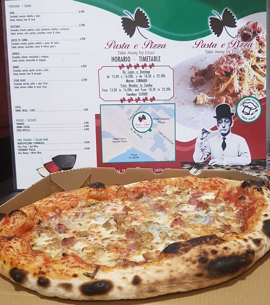 Pizza y pasta by Enzo costa teguise — Carta