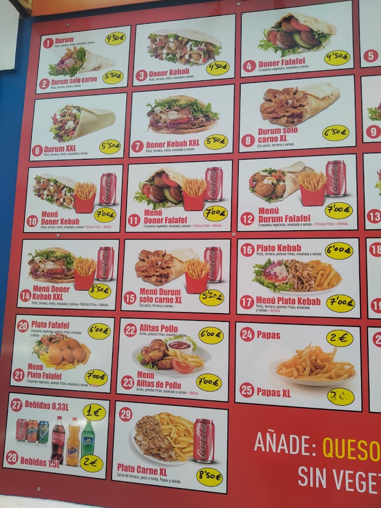 Ayan doner kebab — Carta