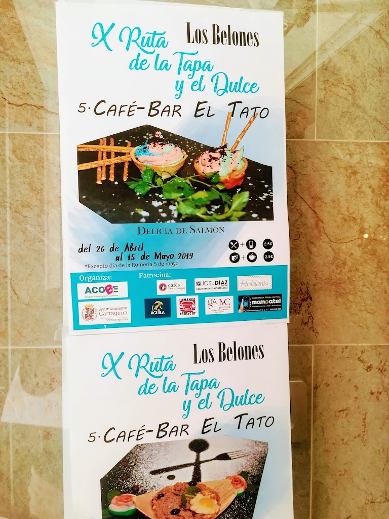 Cafe Bar El Tato — Carta
