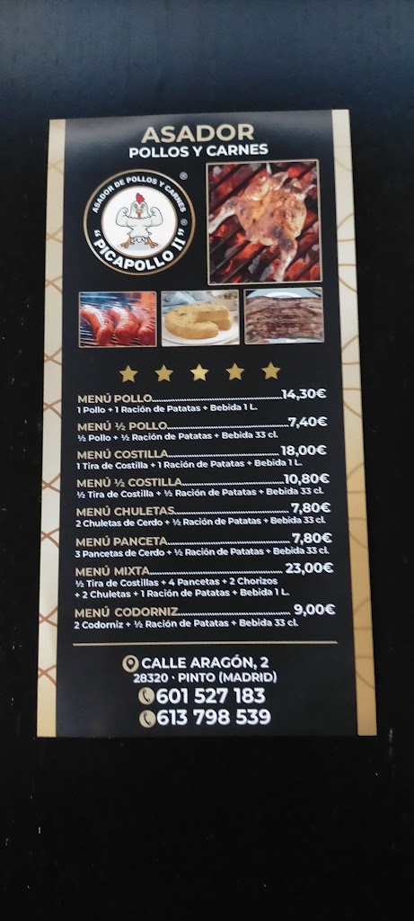 Pica pollo II — Carta