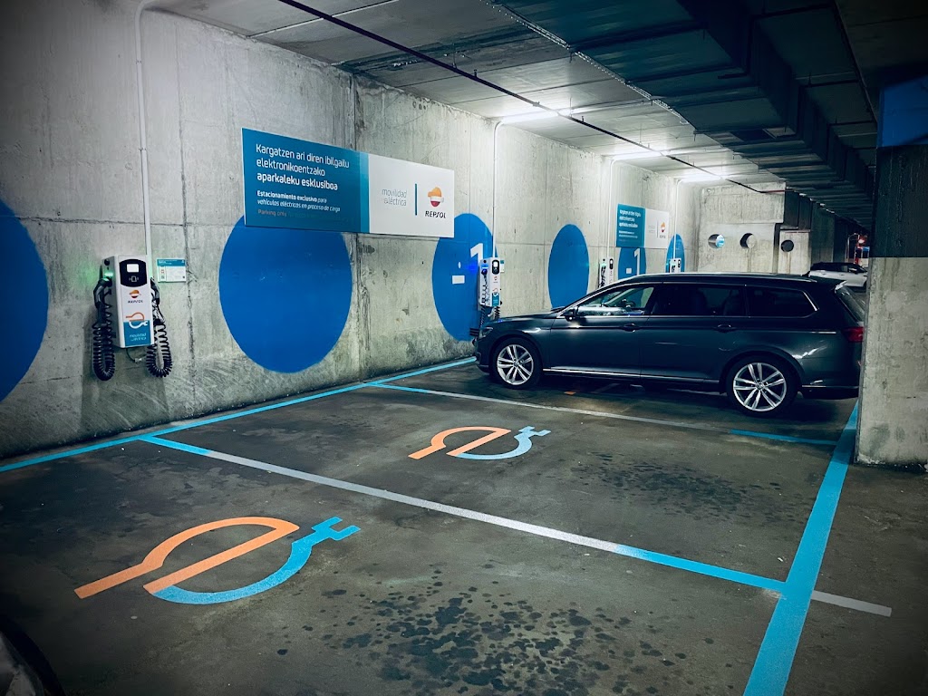Punto de recarga electrica Repsol