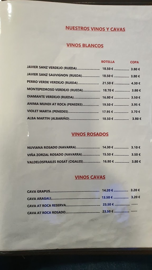 El Refugi — Carta