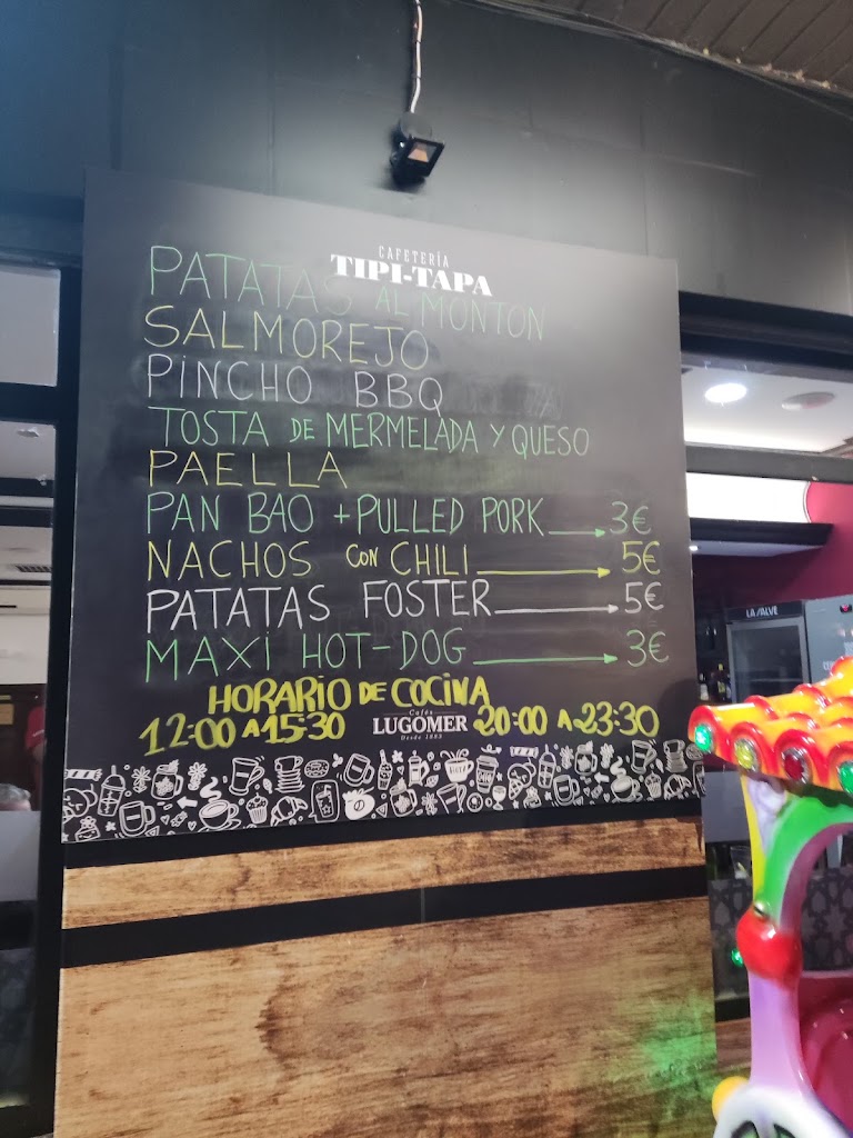 Bar Tipi Tapa — Carta