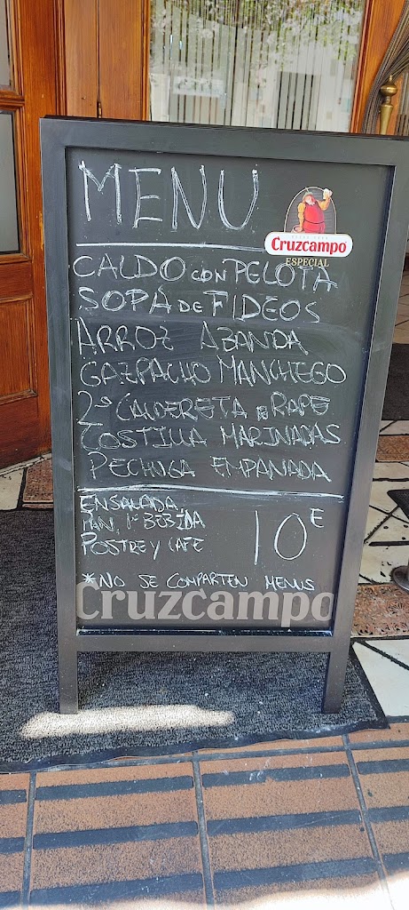 Cerveceria Canto Pinyo — Carta