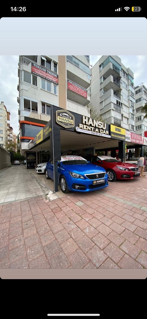 Logo for Hansu rent a car