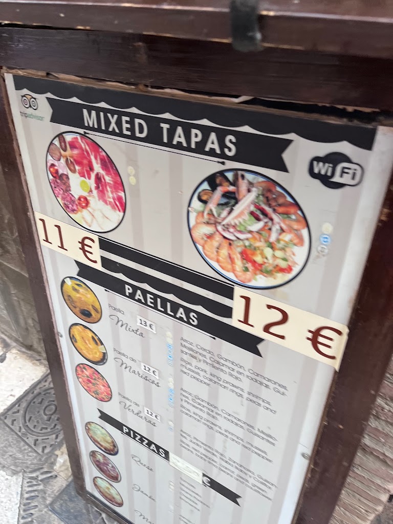 Bar El Porton — Carta