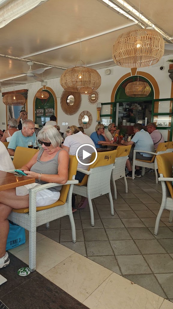 Billy's Bar Restaurante, Puerto de Mogan, Gran Canaria — Ambiente