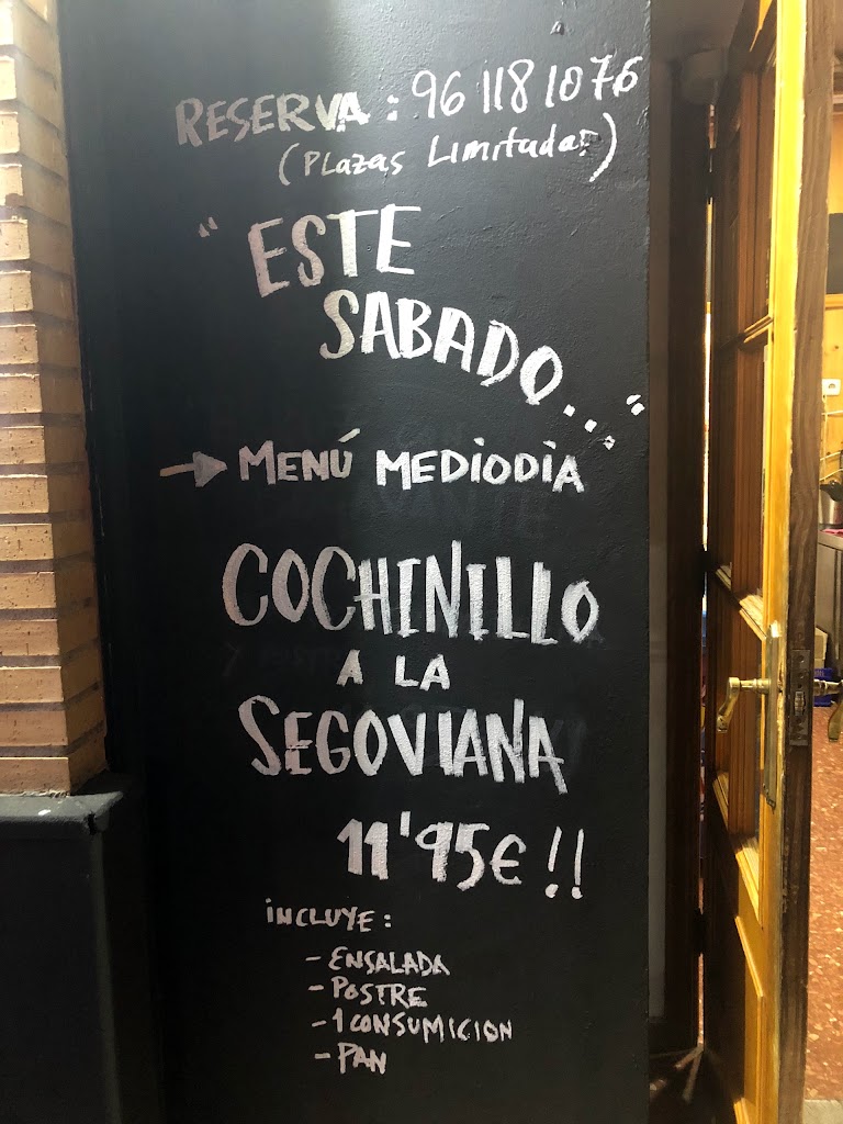 Tapa & Trago (Aldaia) — Carta