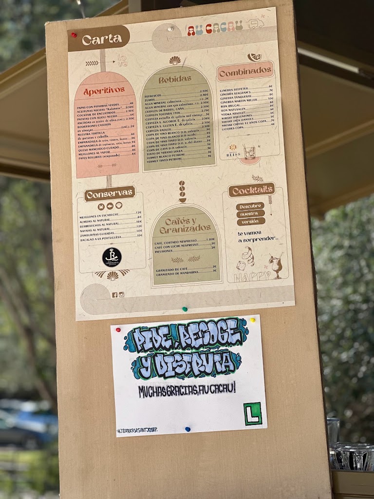 Terrassa Sant Josep — Carta