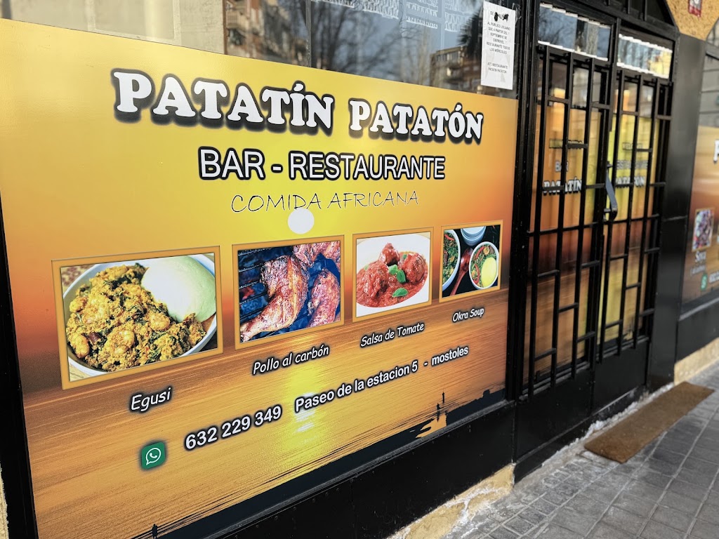 Restaurante Bar Patatin Pataton — Carta
