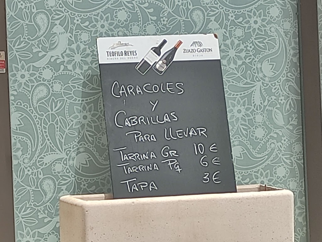 Restaurante Calamocha — Carta