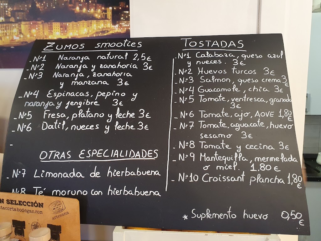 Bar Azkena Taberna — Carta
