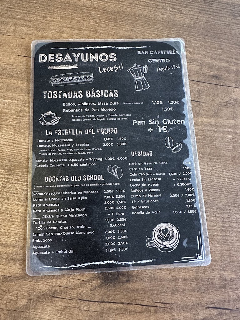 Bar Cafeteria Centro — Mas recientes