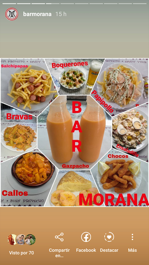 Bar Morana — Del propietario