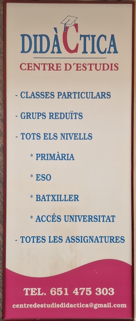Centre d'estudis Didactica — Del propietario