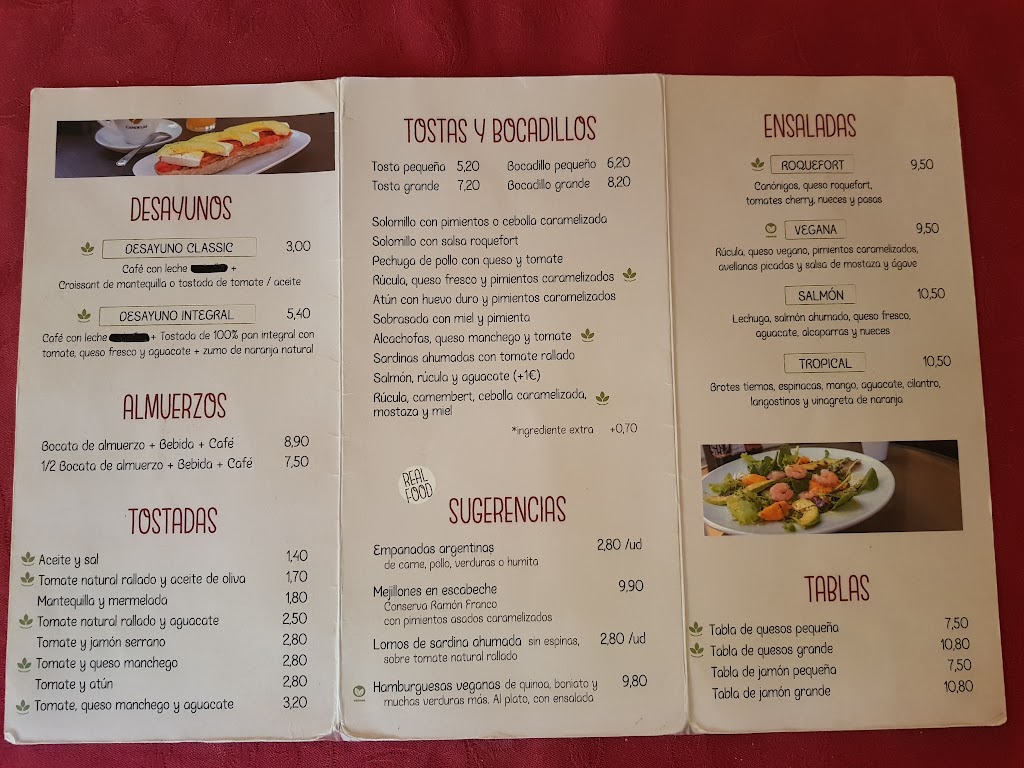 LIDORA CAFE — Carta