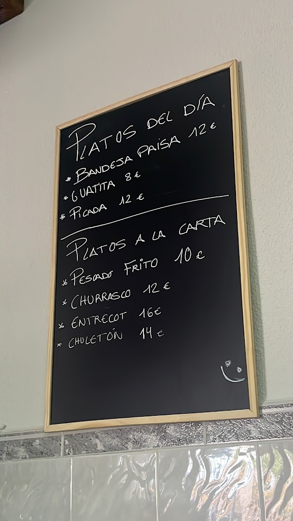 Restaurante La Ronda — Carta