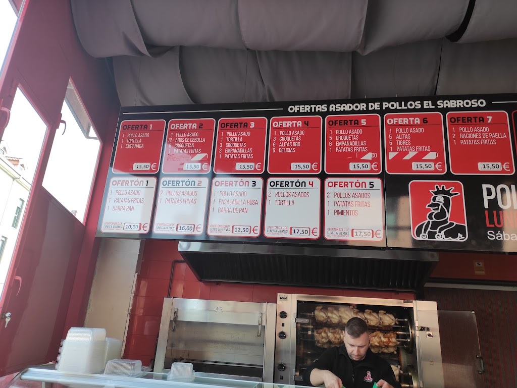 El Sabroso Asador de pollos — Carta