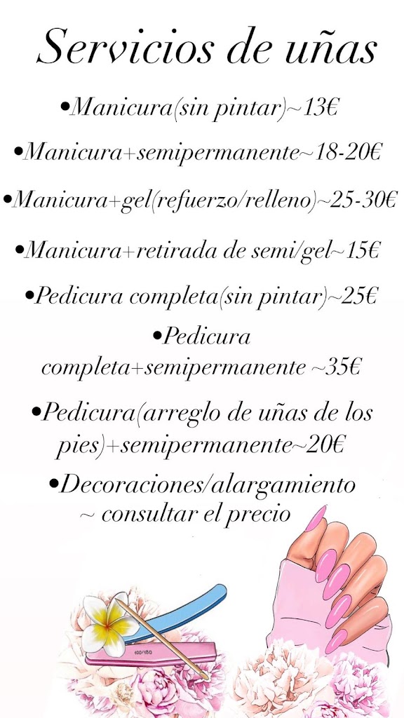 Peluqueria Pam — Carta